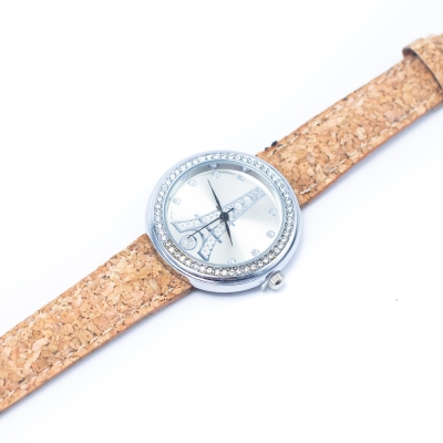 Natural Cork watch unisex fashion Watch WA-387（without box）