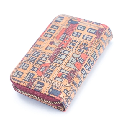 Natural Cork Printed Cardholder Wallet for Women BAG-2247