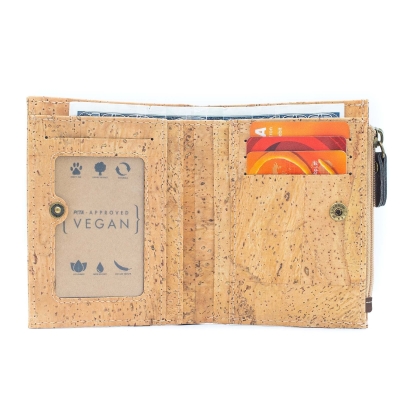 Classic Brown Cork Bifold wallet- BAG-2072