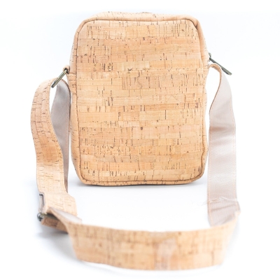 Men's Zipper Cork Messenger Bag BAG-2246