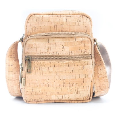 Men's Zipper Cork Messenger Bag BAG-2246