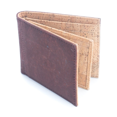 Brown Cork Men's Cardholder Wallet BAG-2074-DEF