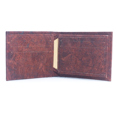 Brown Cork Men's Cardholder Wallet BAG-2074-DEF