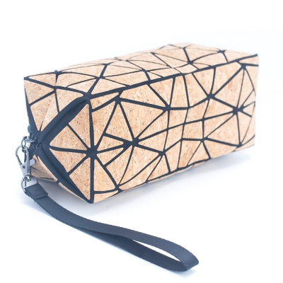 Astuccio in sughero - borsa per cosmetici Geometric BAG-2255