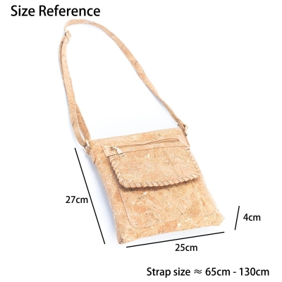 Borsa a tracolla in sughero naturale BAG-2251