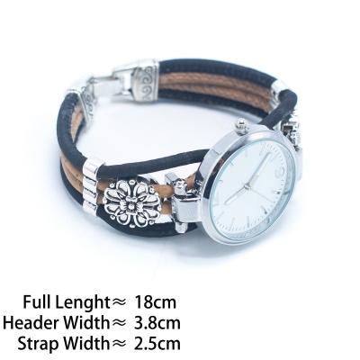 Natural Cork Thread Handmade Ladies Fashion Watch WA-175