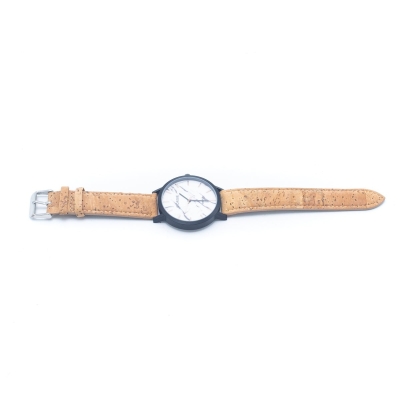 Natural Cork watch face with Strap unisex Watch WA-304-BOX