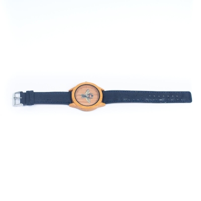 Cork Watch Set - Two Color Watch Strap - Unisex Cork Fashion Watch WA-328-BOX(with box)