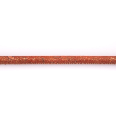 5mm round Shiny orange cork cord COR-433 (10 meters)