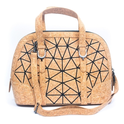 Geometric Cork Handbag for Women BAG-2262