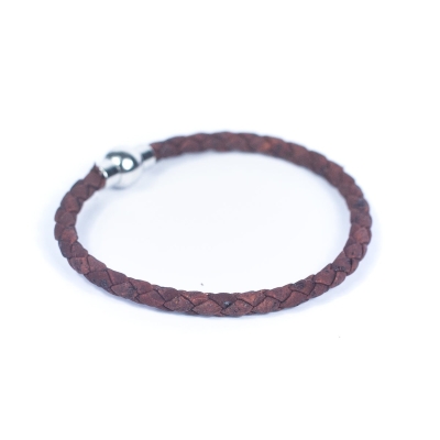 Colored cork thread Handmade Women's Cork Bracelet BR-500-MIX-7