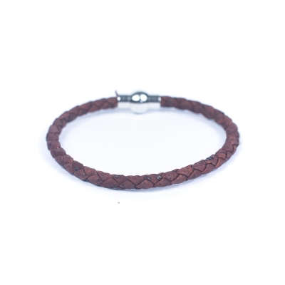 Colored cork thread Handmade Women's Cork Bracelet BR-500-MIX-7