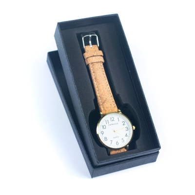 Natural Cork watch women fashion Watch WA-405（with random box）