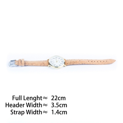 Natural Cork watch women fashion Watch WA-405（with random box）