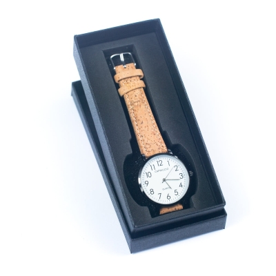 Natural Cork watch women fashion Watch WA-406（with random box）