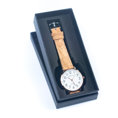 Natural Cork watch women fashion Watch WA-407（with random box）