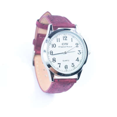 Natural Cork watch Unisex fashion Watch WA-412-BOX（with box）